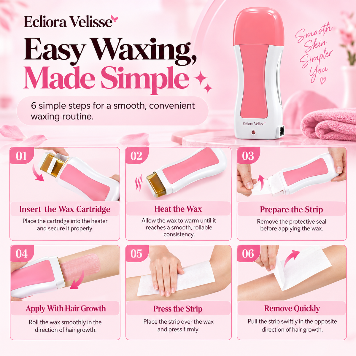 Ecliora Velisse - At Home Smooth Skin System
