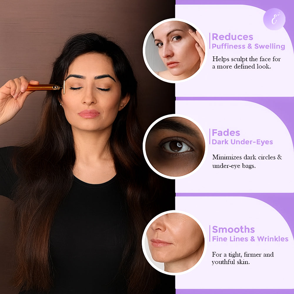 Ecliora LuxeGlow™ 24K Gold Energy Roller