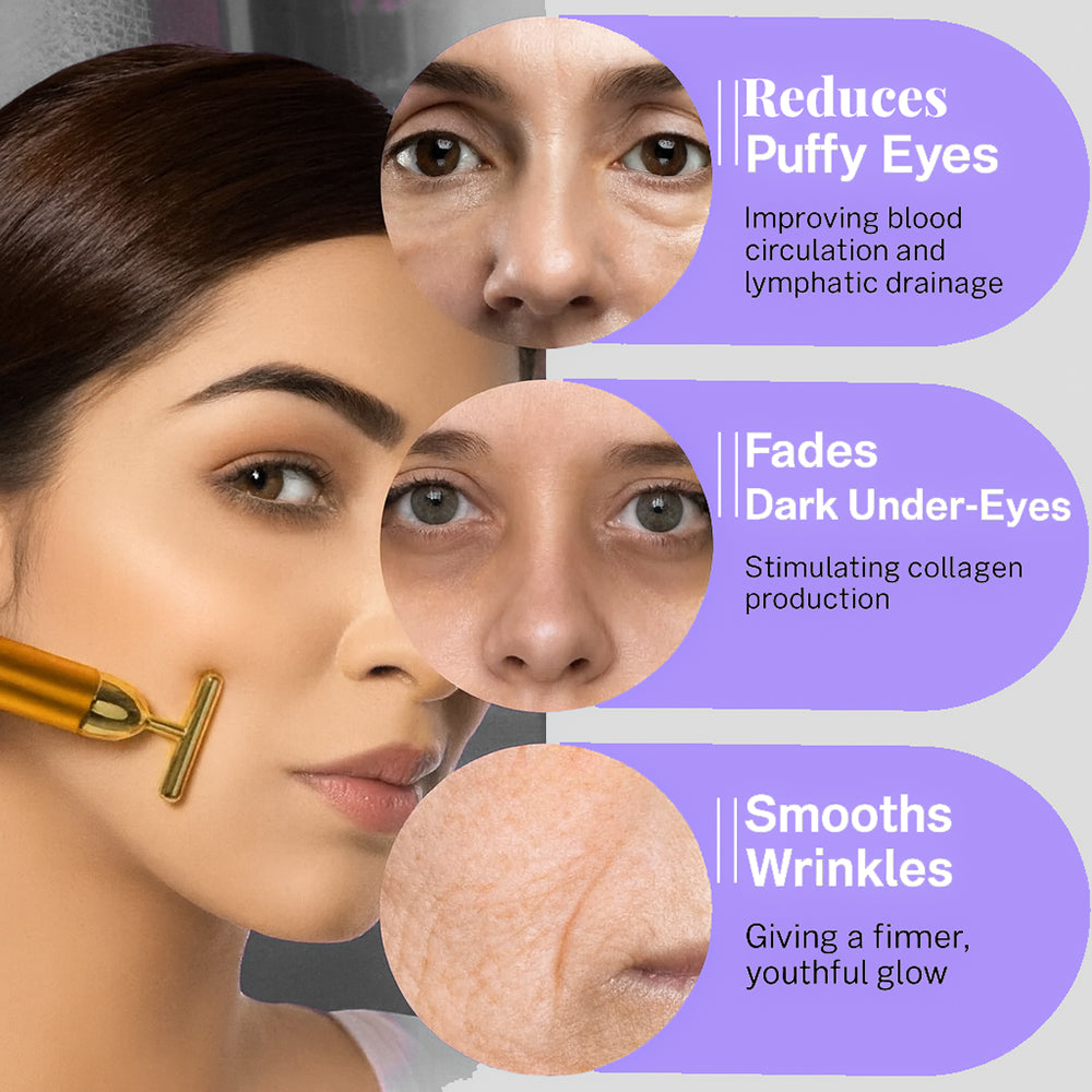 Ecliora LuxeGlow™ 24K Gold Energy Roller