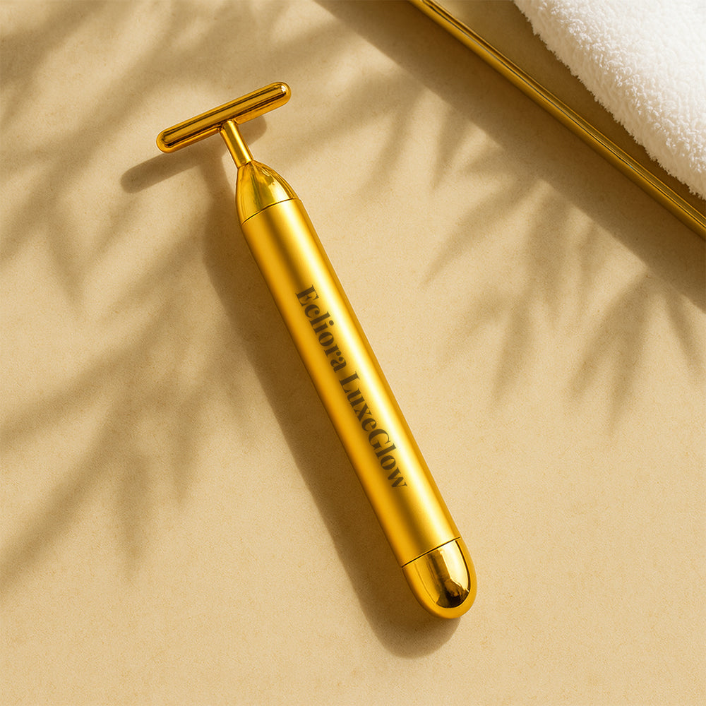 Ecliora LuxeGlow™ 24K Gold Facial Massager