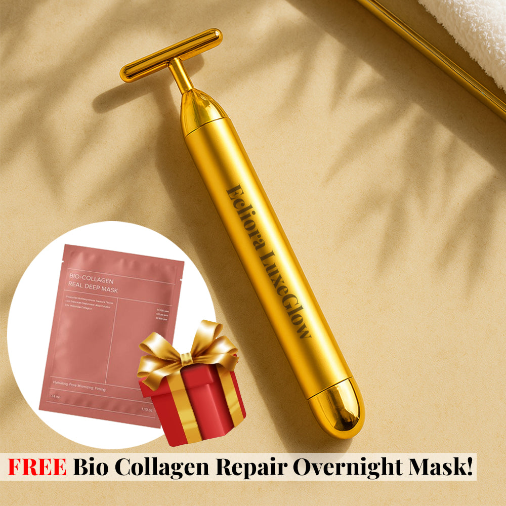 Ecliora LuxeGlow™ 24K Gold Energy Roller + FREE Mask🎁